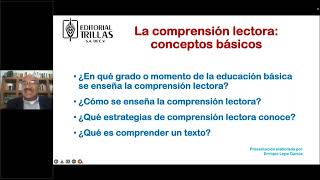 La comprensión lectora y la enseñanza del español I Editorial Trillas