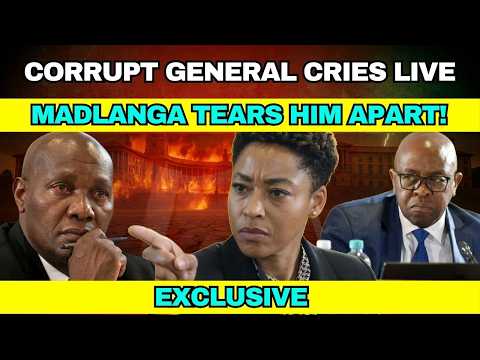 Corrupt General CRIES LIVE as Madlanga TEARS Him Apart!