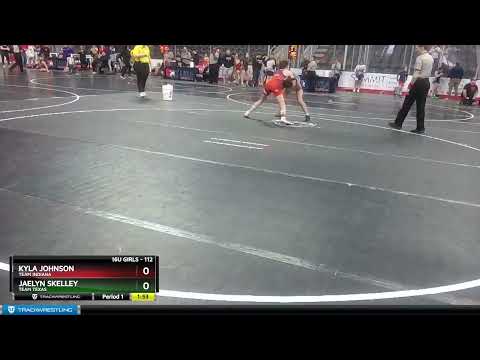 112 Lbs Champ. Round 2 - Kyla Johnson, Team Indiana Vs Jaelyn Skelley, Team Texas B6b3