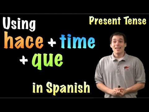 01059 Spanish Lesson - Hace + [time] + que