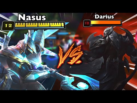 Never be afraid of Darius ever again! Rank 1 Nasus SMASHING Darius top | Carnarius