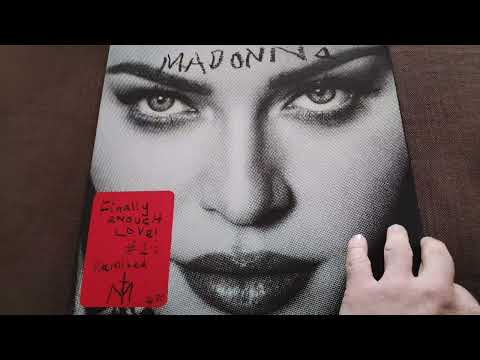 Madonna Finally Enough Love Limited Edition Silver 2LP Unboxing