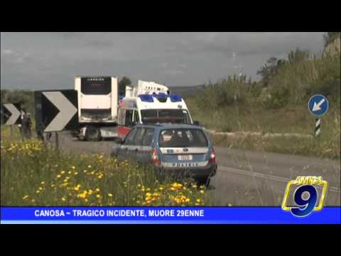 Canosa  | Tragico incidente, muore 29enne di Corato