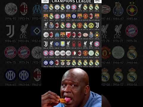 All Champions League Winners in 1955 to 2025 🏆 Which club do you like 🤔
