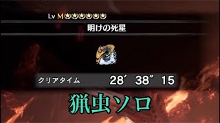【MHWIB】アルバトリオン 猟虫ソロ 28'38"15