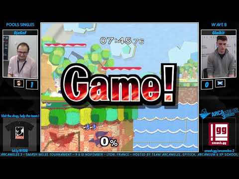 ▼ARCAMELEE 3 - POOLS SINGLES - 0x DjaGoF (Cap.Falcon) VS Glaikit (Falco)