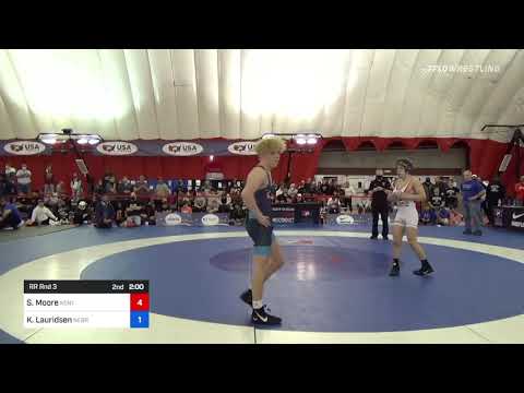 55 Kg Rr Rnd 3 - Spencer Moore, Kentucky Extreme Wrestling Club Vs Kael Lauridsen, Nebraska Boyz