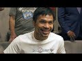 MANNY PACQUIAO'S FULL GRAND ARRIVAL MEDIA ROUNDTABLE FOR HIS KEITH THURMAN FIGHT