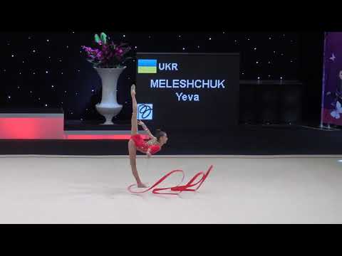 Miss Valentine 2019 Meleshchuk Yeva RG FIG Senior Ribbon Final UKR