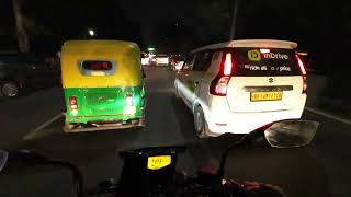 Hyperlapse bike ride | Weekend ride to shaheen bagh | Shot on Dji action 2