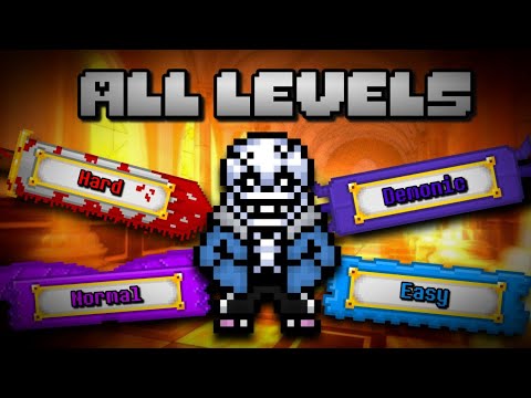 Bonetale: Sans vs Frisk | full Sans campaign | полное прохождение за Санса