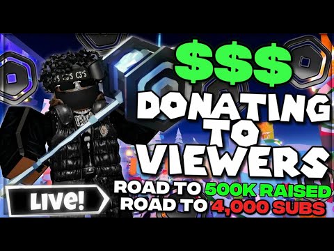 🔴 PLS DONATE LIVE 🔴 | Donating EVERY viewer & Raising R$ 💸 [ROAD TO 500K RAISED]