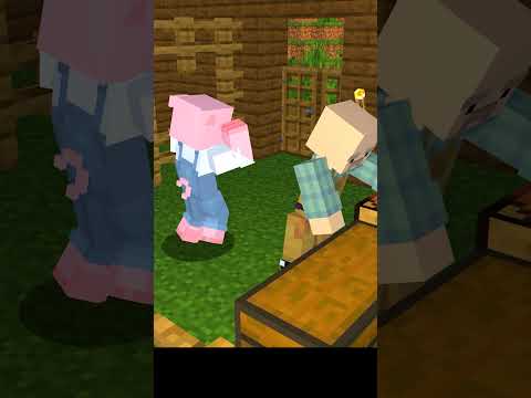 Stupiggy - Minecraft animation my Stupid pig dances sneakily🤣🐷💃