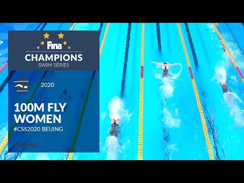 Плавание 100m Fly Women | Beijing Day 1 | FINA Champions Swim Series 2020