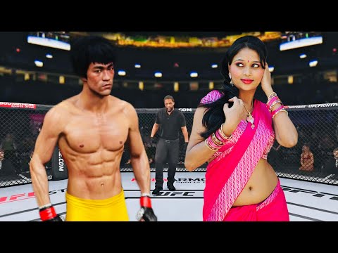 PS5 | Bruce Lee vs. Indian Actress Akshaya (EA Sports UFC 4)