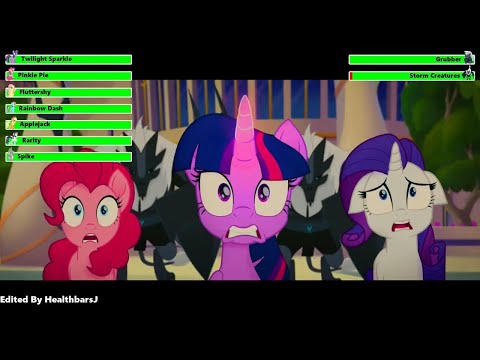 My Little Pony: The Movie (2017) Canterlot Invasion with healthbars (Birthday Special)