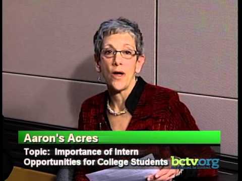Aaron's Acres summer camp and internship opportunities  2-26-16