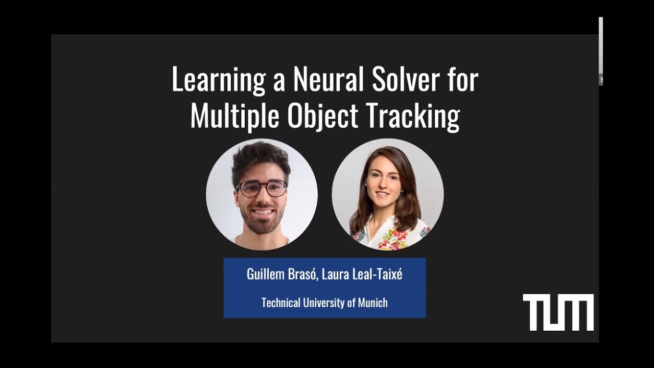 Learning a Neural Solver for Multiple Object Tracking | Guillem Brasó