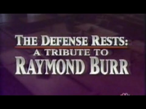 The Defense Rests: A Tribute to Raymond Burr | NBC TV Special (October 22, 1993)