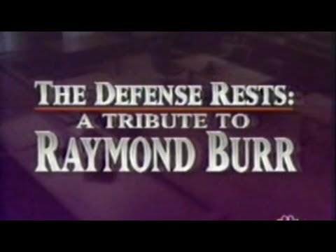 The Defense Rests: A Tribute to Raymond Burr | NBC Special (October 22, 1993)