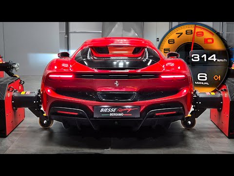 Thumbnail for Ferrari 296 GTS with full Capristo exhaust hits the Hub-DYNO | 300+kmh Pulls, Sound & Test drive! by Ferrari 296