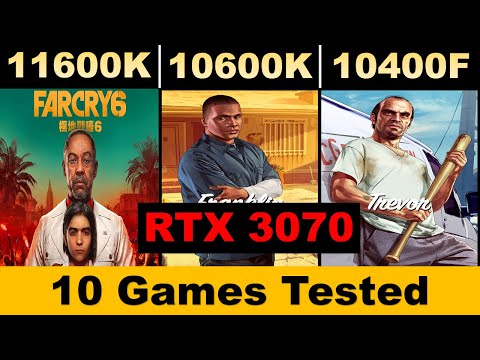 Intel i5 11600k vs 10600k vs 10400f Generation Benchmarks