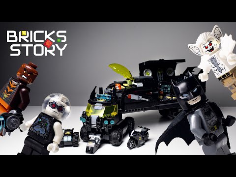 Lego review. Lego DC Batman 76160 Mobile Bat Base speed build