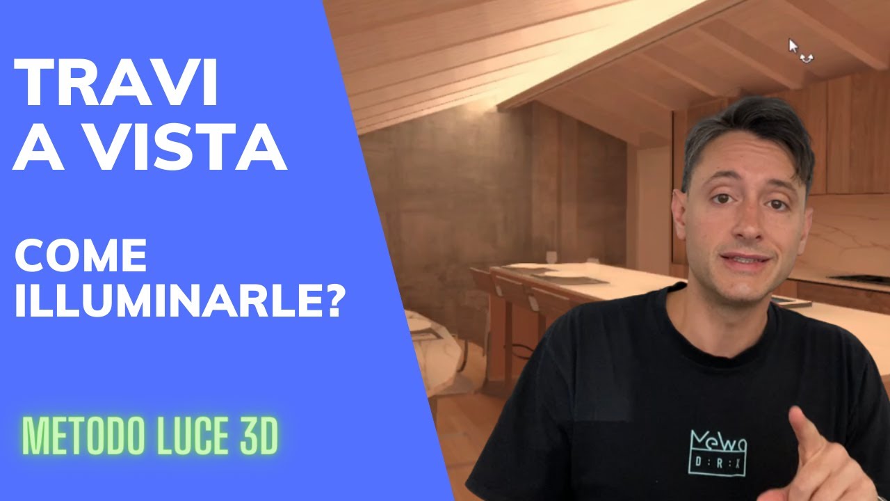 Illuminazione travi a vista pt 5 | Soffitto inclinato