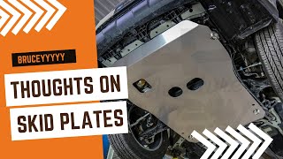 A quick comparison between skid plates for Subaru