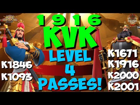 K916 KvK Level 4 Pass Opening! K846/K93 vs. K916/K2000/K671/K2001
