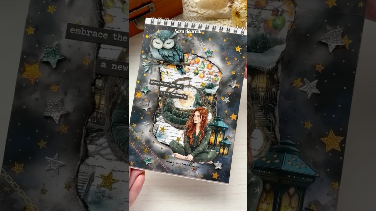 ASMR Artistic Journaling✨ Scrapbook #journaling #journalwithme #scrapbooking