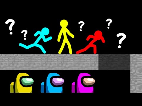 Stickman VS Among Us: Secret Room - AVM Shorts Animation