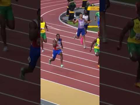 Noah Lyles completes sprint triple with glorious 4x100m gold  #athletics #worldathleticschamps #usa
