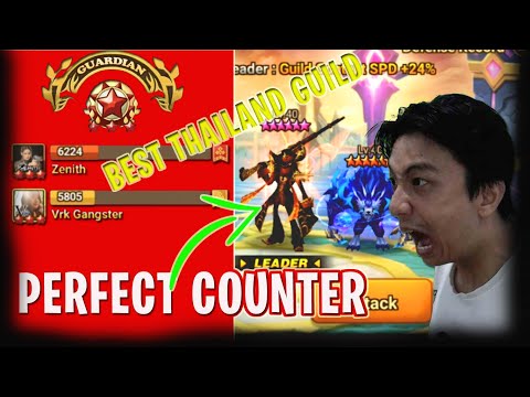 HITTING BEST THAI GUILD SIEGE BATTLE DEFENSE META - isengdudegame Summoners War