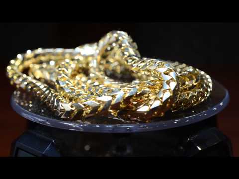 Pre-Owned Gold Box Chain Necklace 38 Inches - Boca Raton Pawn