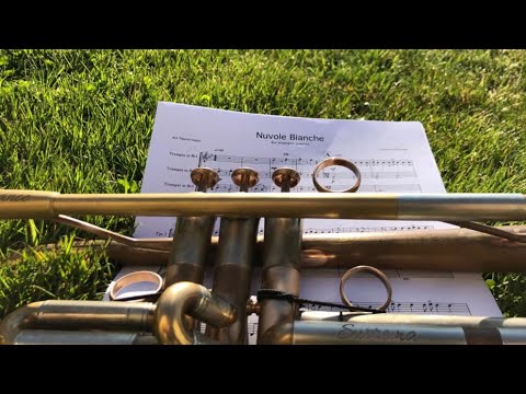 Nuvole bianche for trumpet quartet by V.Valerio & P.Trettel v2