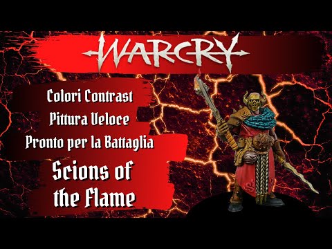 Warcry/Speed Paint/Colori Contrast/Scions on the Flame/ita