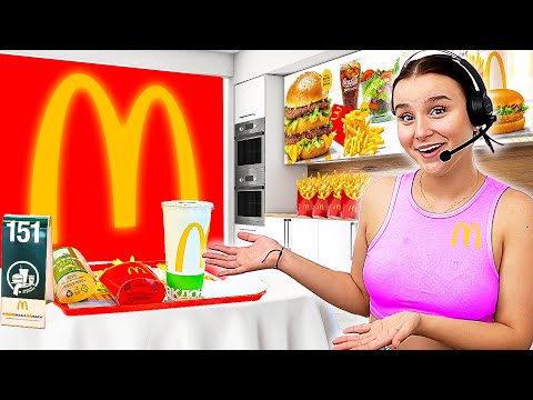 Mein EIGENER McDonalds zuhause ! 🍔🍟 (Kunden ignorieren) - Celina