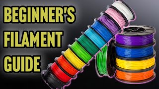 The Beginner's Guide to 3D Printing Filaments