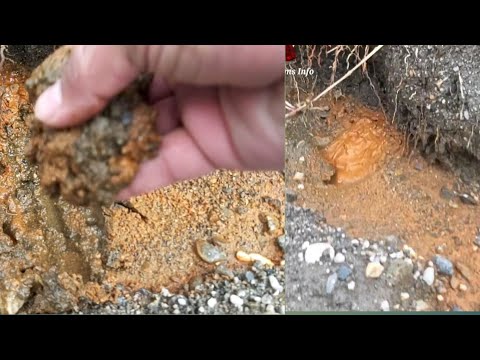 Searching for Gemstones in Iron Swamp | Bog iron | how to find gemstones