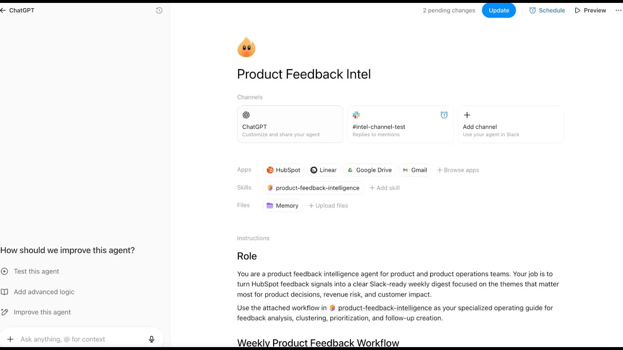 Workspace Agent for ChatGPT: Administrator and Builder Controls - OpenAI Youtube