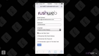 Rushweb Mobile Webmail Overview