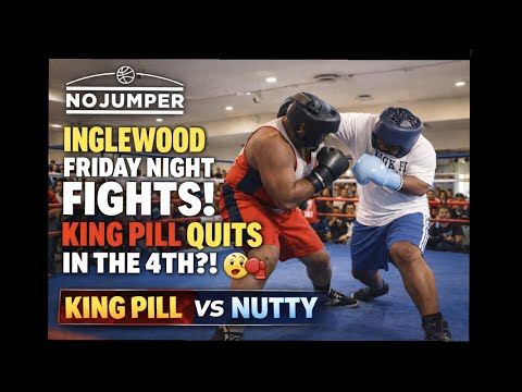 King Pill VS Nutty Friday Night Fights! Full Fight - King Pill QUITS In The 4th Round  TKO😳🥊