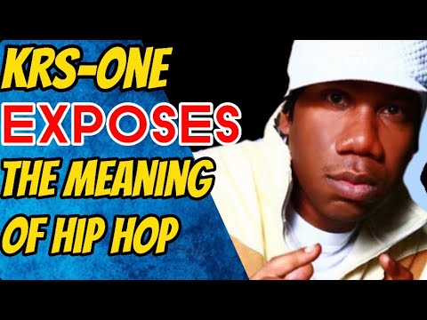 KRS-One Exposes The Meaning Of Hip Hop #krsone #hiphop #boogiedownproductions