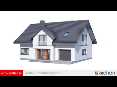 Dom w balsamowcach 2 - Komfortowy dom z 1-stanowiskowym garażem I ARCHON+ Projekty Domów