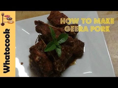 How To Make Trinidad 🇹🇹Geera Pork | #flavorfuleatz