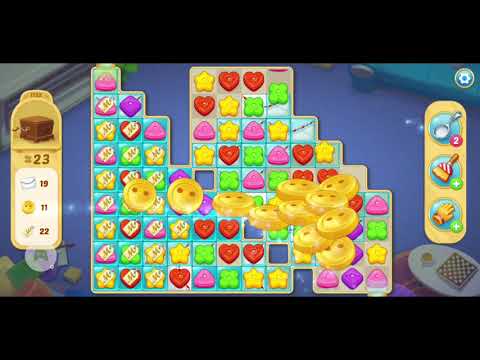 행복의저택/Matchington mansion Level 1722 Win Boosters(Spoon*4,Gloves)/Puzzle/Matchington/mansion