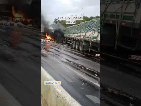 Grave acidente na BR-251 na Serra de Franciaco Sánessa manhã de Domingo 12/07/2026 . INSCREVA-SE