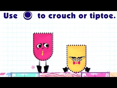 Nintendo SnipperClips Cut it out, together! Let's learn the basics Gameplay Walkthrough Switch