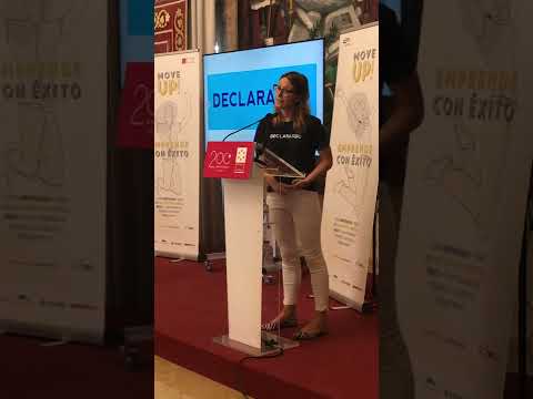 Discurso de bienvenida de Marta Zaragozá, de Declarando, en la inauguración de MOVE UP! 2022